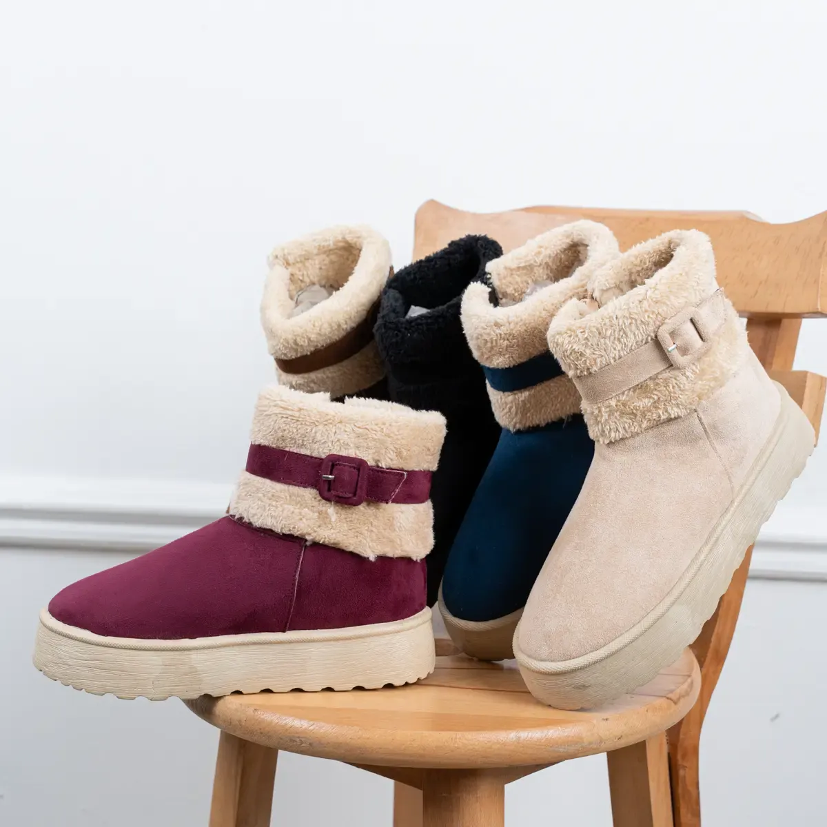 Ugg Cozy Boot هاف بوت نسائي شمواه وفرو داخلي